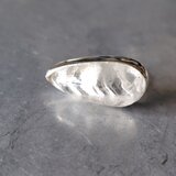 ホワイトファントムクォーツシルバーリング#13.5