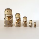 パンとコーヒー マトリョーシカ　beige