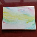 喜び　抽象画　原画