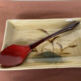 スプーン　大　朱色