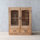 小ぶりなガラスケース 古家具/アンティーク/ガラスケース/収納/ガラス棚/本箱/古道具