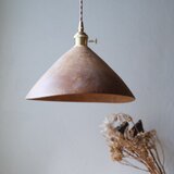 クリのランプシェード〈28〉アンモニアスモーク【s1050】