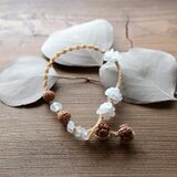 日本の麻&ﾌﾞﾙｰﾑｰﾝｽﾄｰﾝのﾌﾞﾚｽﾚｯﾄ