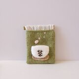 ホッと一息　お茶のスクエアポーチのコピーのコピー