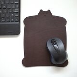 革くまのマウスパッド（チョコくま）