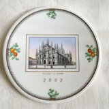 イタリア【Richard Ginori】2002年イヤープレート「ミラノ大聖堂」