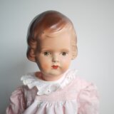 ブラウンアイ　女の子人形　プラスチックドール　ドイツ