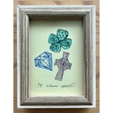 ミニ版画「Charm」