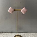 Vintage retro square aurora pink earring