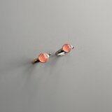 春らしい〜 ペルー産インカローズ イヤーカフ