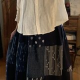 久留米絣パッチワークスカート