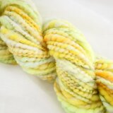 【春色｜手紡ぎ糸】79g/57m｜萌芽｜ファンシーヤーン｜アートヤーン｜手染め