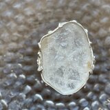❅銀盤の結晶❅トパーズ原石リング