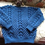 ヘブンリーブルー(天上の青)セーター