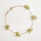 【14kgf/天然石】8月誕生石 ペリドットの実りブレスレット|幸せを育むお守り