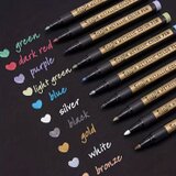 メタリック マーカーペン 10色セット