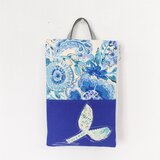 New!! たてながポーチ（ブルー）"１点物"