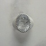 Black Goethite in Quartz Ring