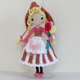 あみぐるみ✿女の子・チュリップ 黄色髪