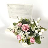 ★セール★優しい色のフラワーアレンジメント（造花、母の日、敬老の日）