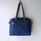 ☆一点もの☆ デニムのスクエアーバッグ