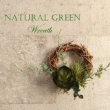 【光触媒加工】手のひらサイズの空気清浄機。空気を綺麗にする小さな森。多肉植物と天然つるのミニリース