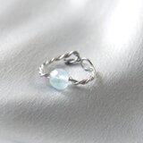 Twist Cuff（アクアマリン）-tumble-