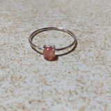 インカローズシルバースリムリング