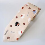 Coffee柄ネクタイ