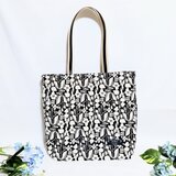 北欧モダンの花肩掛けトートバック
