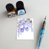 メッセージカード すみれのトゥシューズ