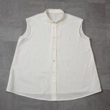 #536ブラウス(台襟付きフラットカラー