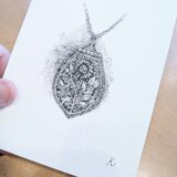 【原画】ペン画「scene13」