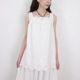 [予約販売] ハンドワッシャー・スカラップレースキャミ（セットアップ可）│お花見 ドライブ お出かけ　旅行