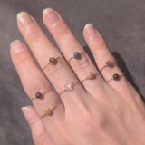 【はだかのお守り】選べる天然石リング ｜ 心が整う、私だけの一石。18KGP・サージカルステンレス　金属アレルギー対応