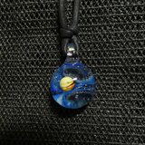 銀河、木星NO.293（ガラス、とんぼ玉、銀河、宇宙、惑星、一点物、伝統工芸）