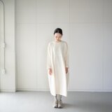 mixed fabric panel dress/切り替えワンピース/kinari