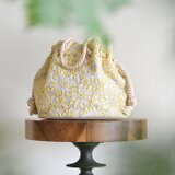 数量限定! サマーガーデン　コードレース2wayマリンバッグ　レモンイエロー　