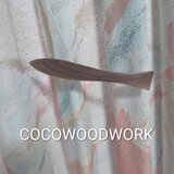 46201魚のモビール(ウォールナット材)