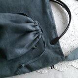 HerringboneLinen×cotton Tote＆Pouch