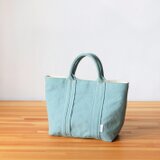 Soft canvas tote〈Breeze〉M / ウォッシュブルー