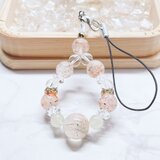 ✦数量限定✦変わりたいのに動けないときに◎天然石ストラップ｜スーパーセブン・リビアングラス No.866S