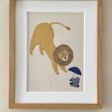 原画「Under the Same Sun」額装込み