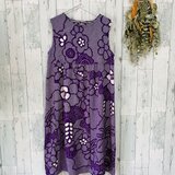 ☆　総絞の振袖から　　ヨーク切り替えギャザーワンピース　着物リメイク♪のコピー