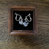 ハーキマークオーツのイヤリング