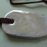 陶釉薬のアクセサリー Ti1 　(ネックレス）