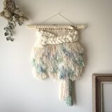 【一点もの】流木 ウィービングタペストリー『春風。c.』