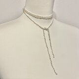 ノッティングラリエット 125cm（淡水パール）