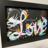花文字『Love』ポストカードサイズ1点のみ