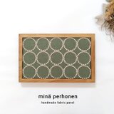 Lampoシリーズ　ミナペルホネン　ファブリックパネル　インテリア　tambourine　タンバリン　プレゼント　北欧